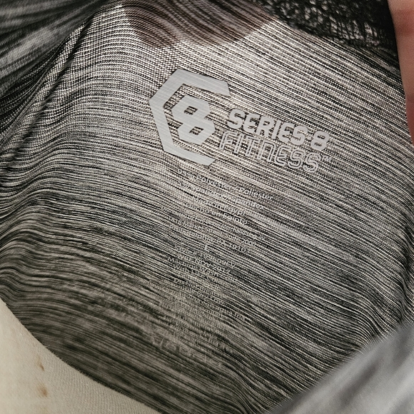 Heather Grey Athletic Cowl Neck - Picture 2 of 3